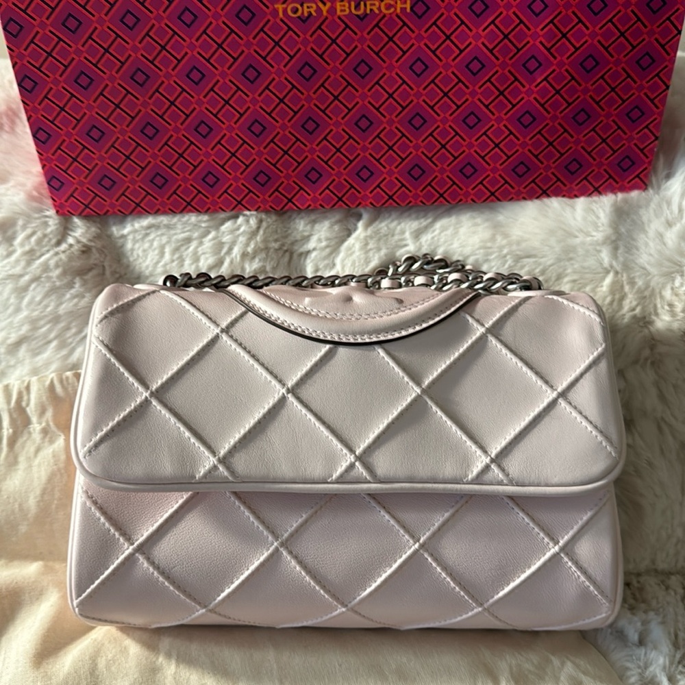 Used a handful of times Tory Burch Fleming Soft Small Covertible ShoulderBag
